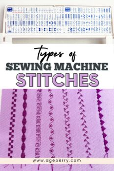 Types of Sewing Machine Stitches