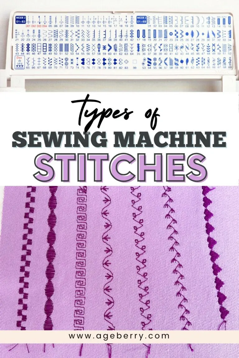 Types of Sewing Machine Stitches