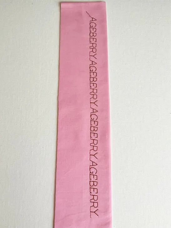 ageberry decorative stitch