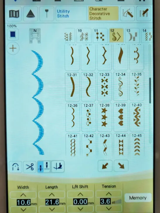 scallop stitch