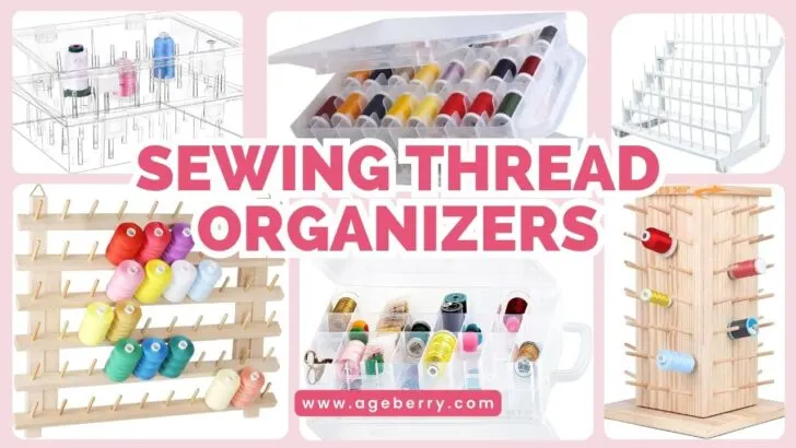 DIY Thread Rack for your Sewing Space