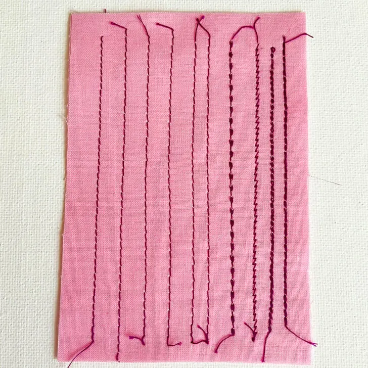 straight stitch