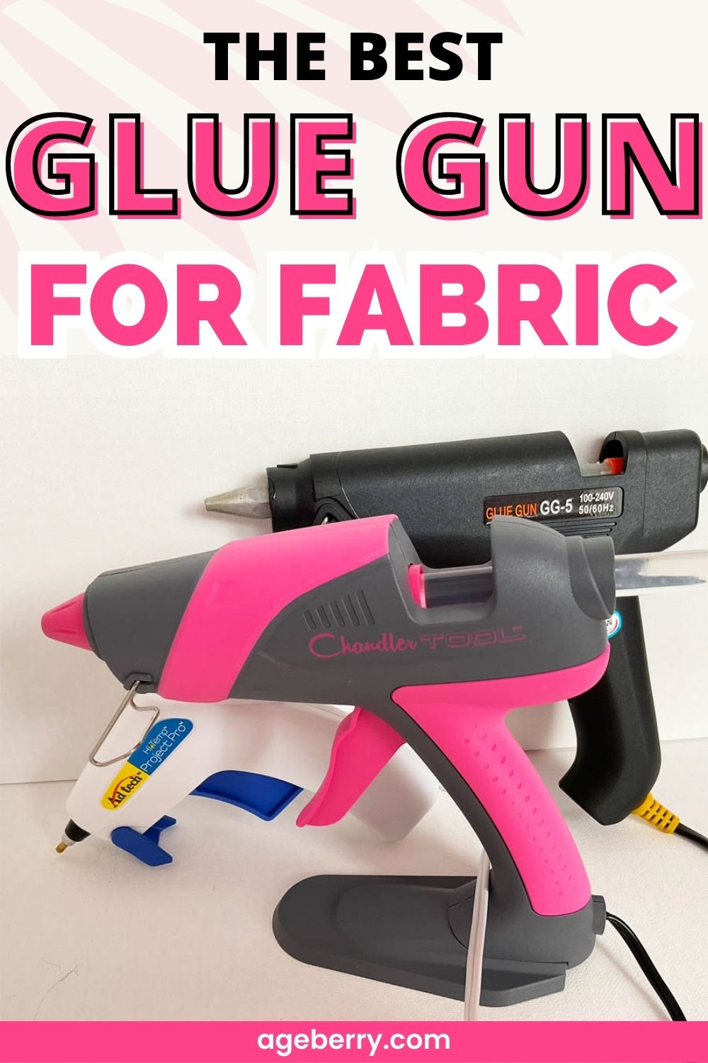 Mini Hot Melt Glue Gun with Easy Trigger, Small Standard Siz