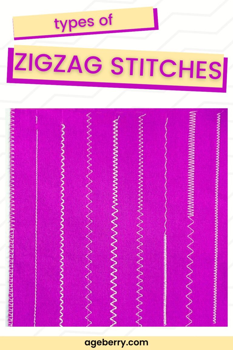 types of zigzag stitches sewing tutorial