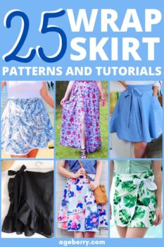 25 Must-Try Wrap Skirt Sewing Patterns and Tutorials