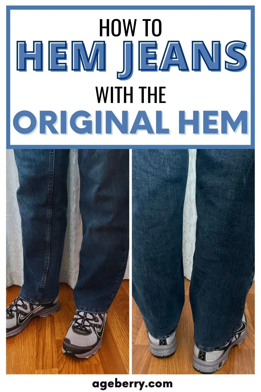How to Hem Jeans with The Original Hem