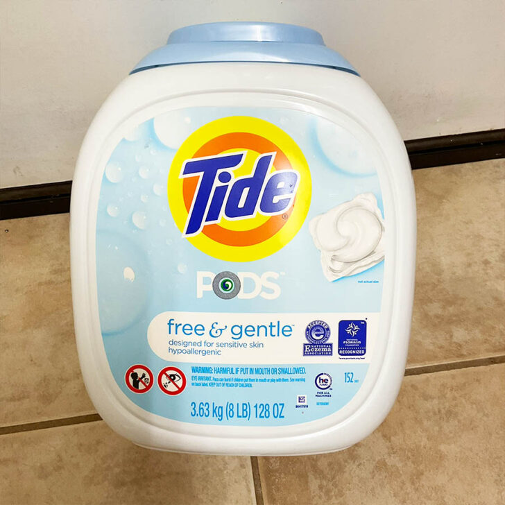 Tide pods detergent