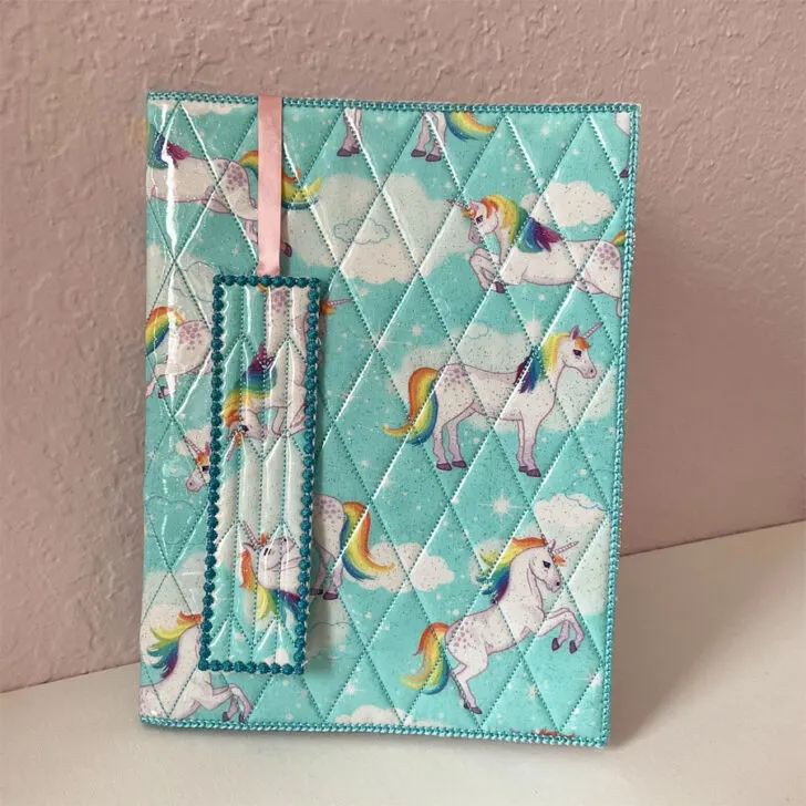 book cover with bookmark