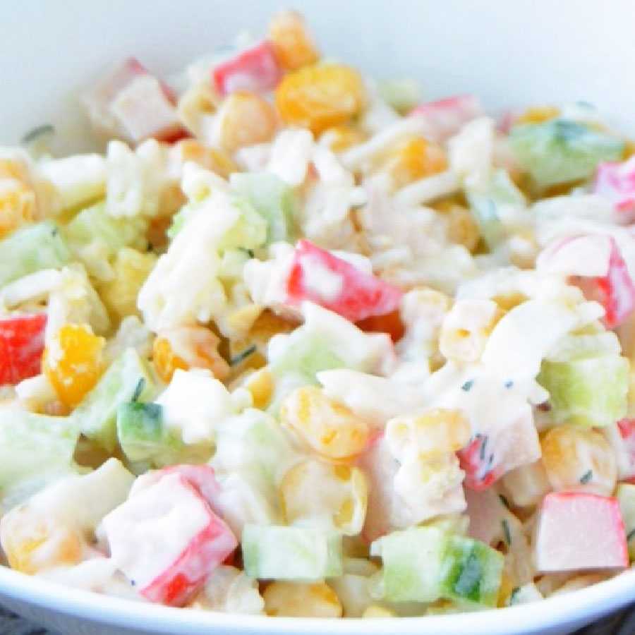 crab meat salad