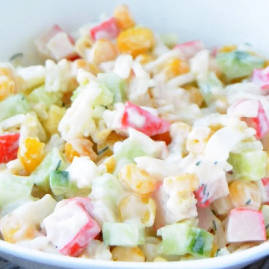 crab meat salad