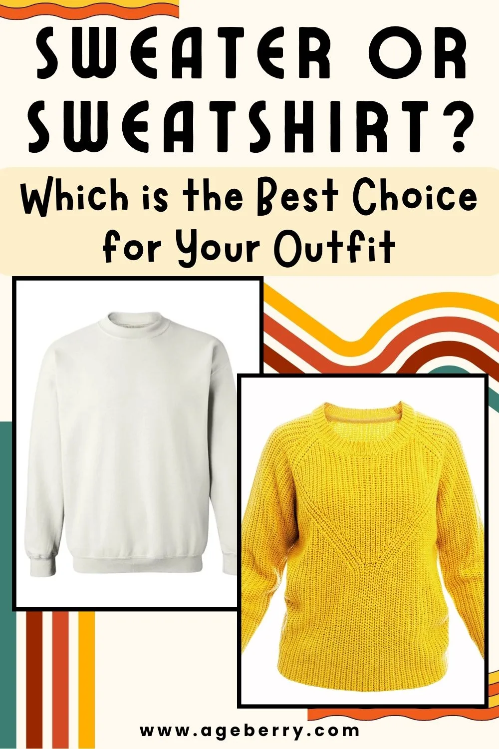 Sweater vs Sweatshirt Which is the Best Choice for Your Outfit