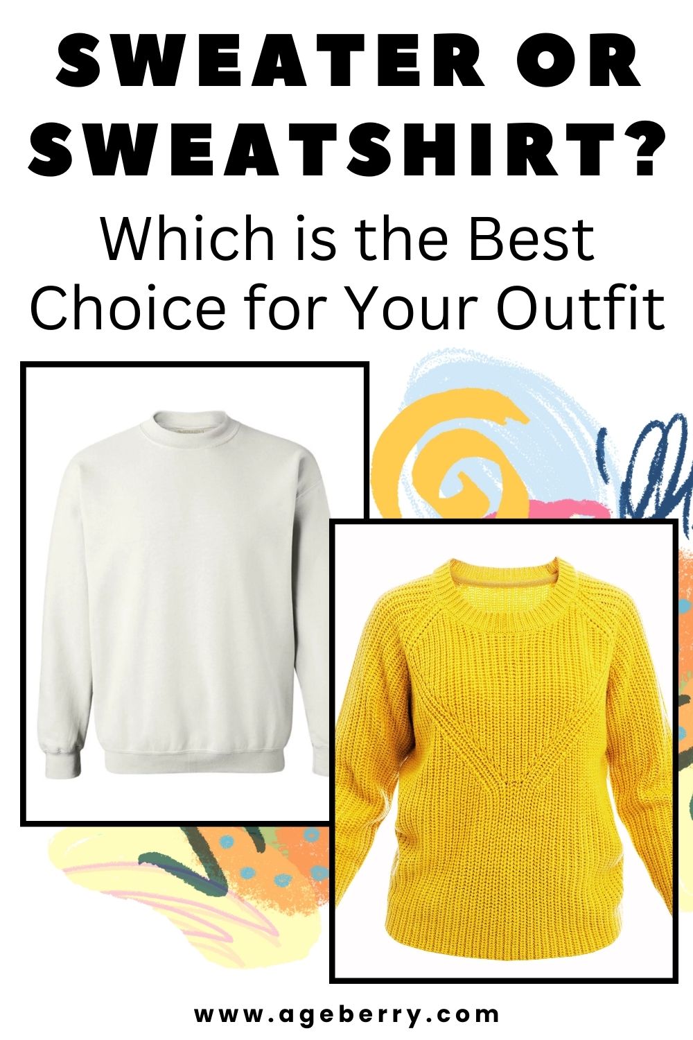 Sweater vs Sweatshirt Which is the Best Choice for Your Outfit