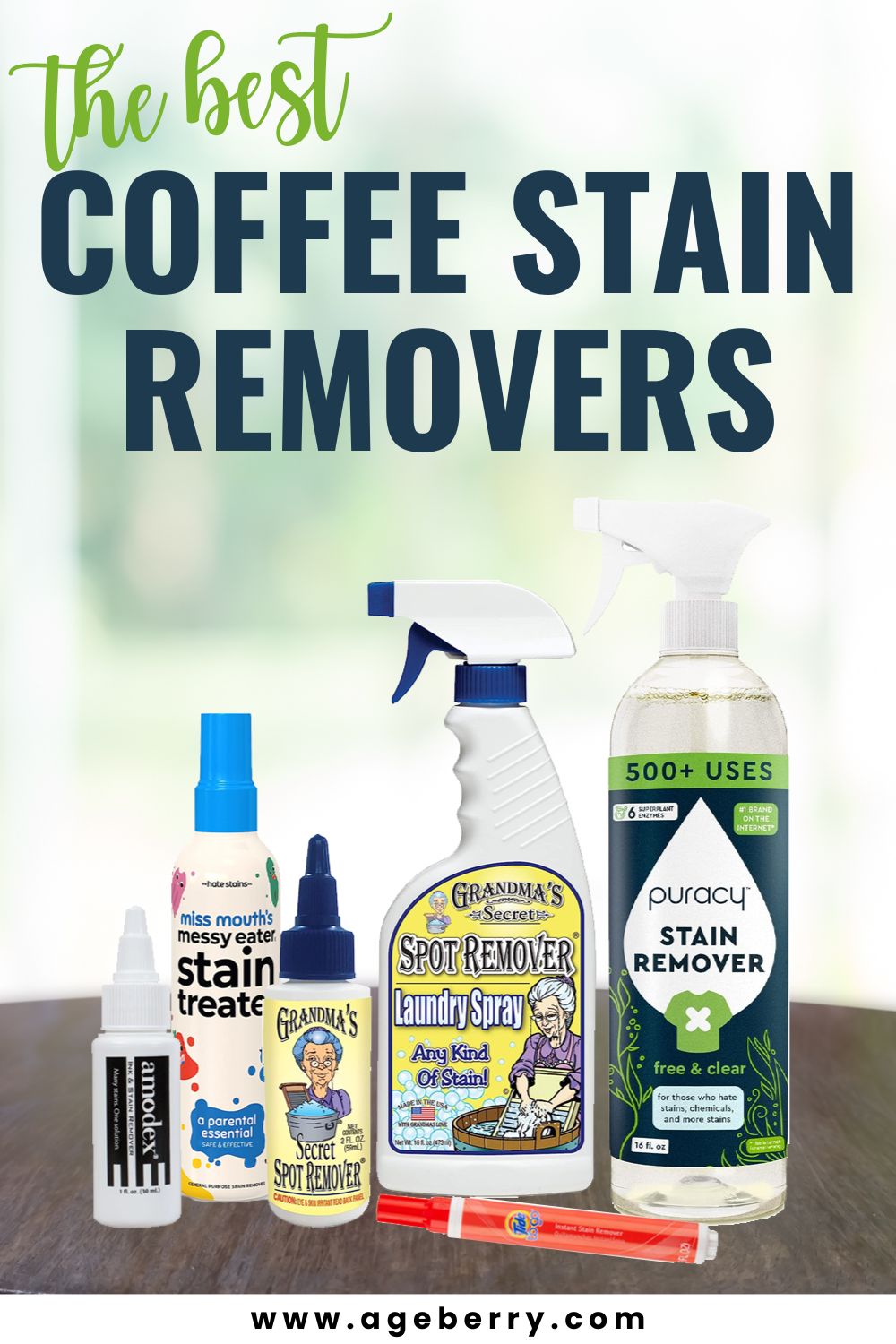 Remove Stains, Even Old Stains with Amodex