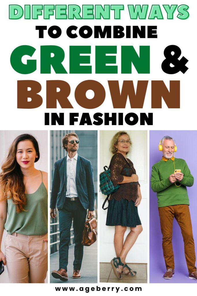 Green and Brown Outfits in Fashion