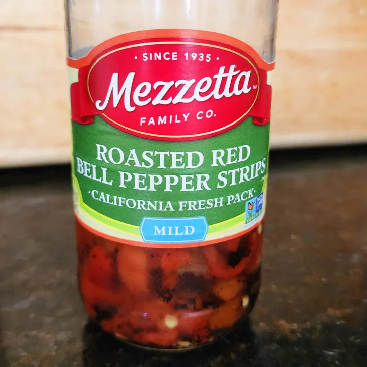 Mezzetta marinated roasted pepper strips