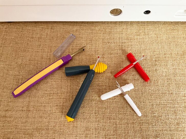 different seam rippers for my sewing machine