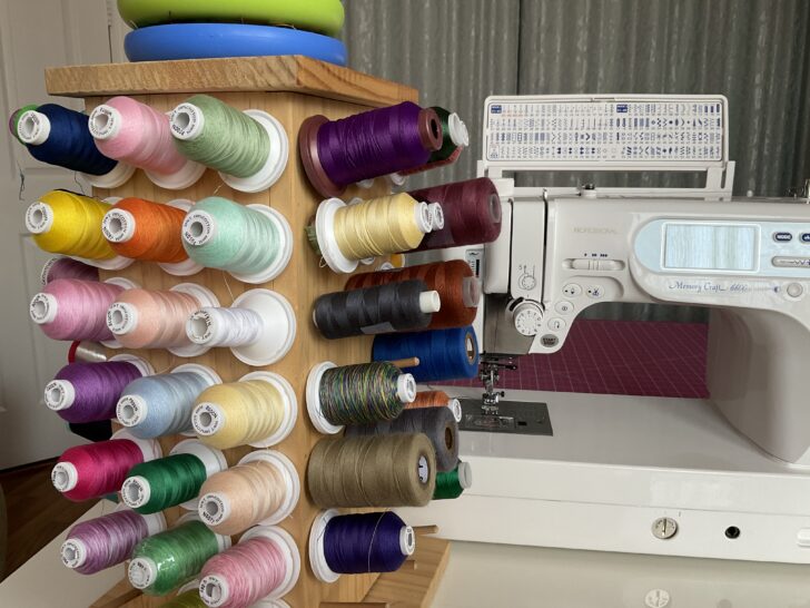 different types of threads I use with my sewing machine