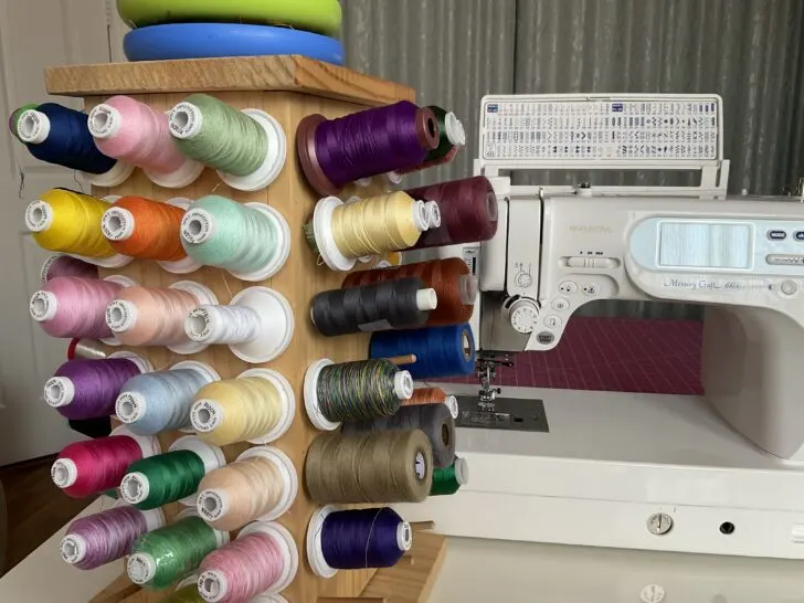 different types of threads I use with my sewing machine