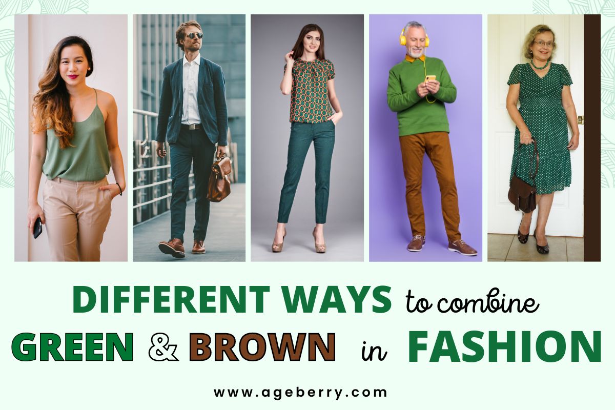 a guide on green and brown outfits in fashion