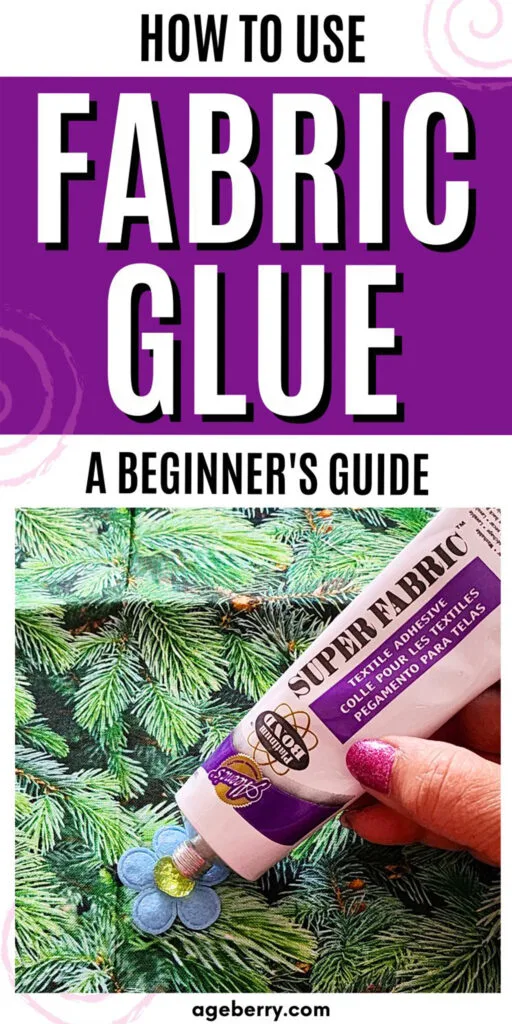 How to Use Fabric Glue A Beginner's Guide pinterest