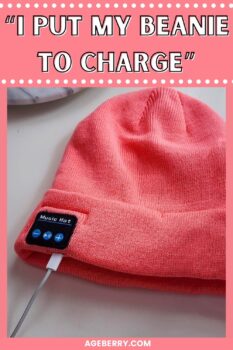 my beanie is charging