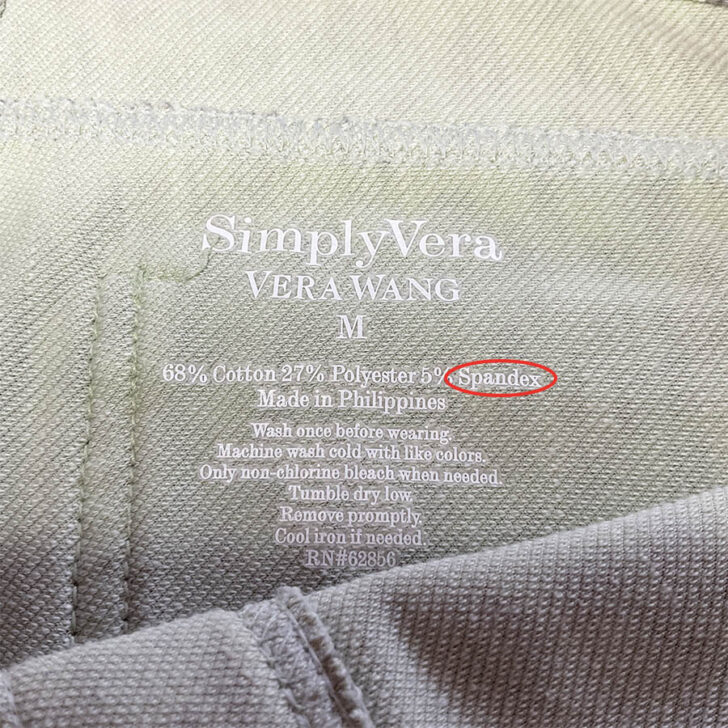 vera wang care label