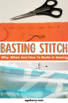 Basting Stitch Why, When And How To Baste In Sewing pinterest