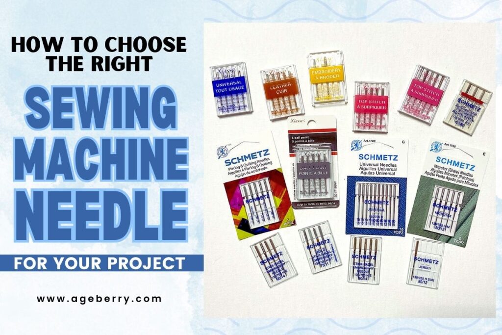 How to choose the right sewing machine needle for your project fb