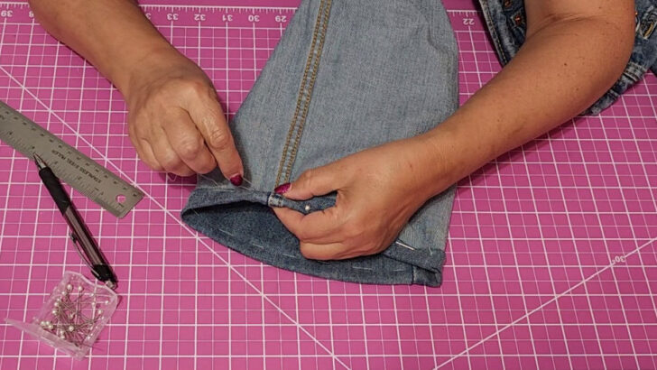 basting when sewing bulky seams