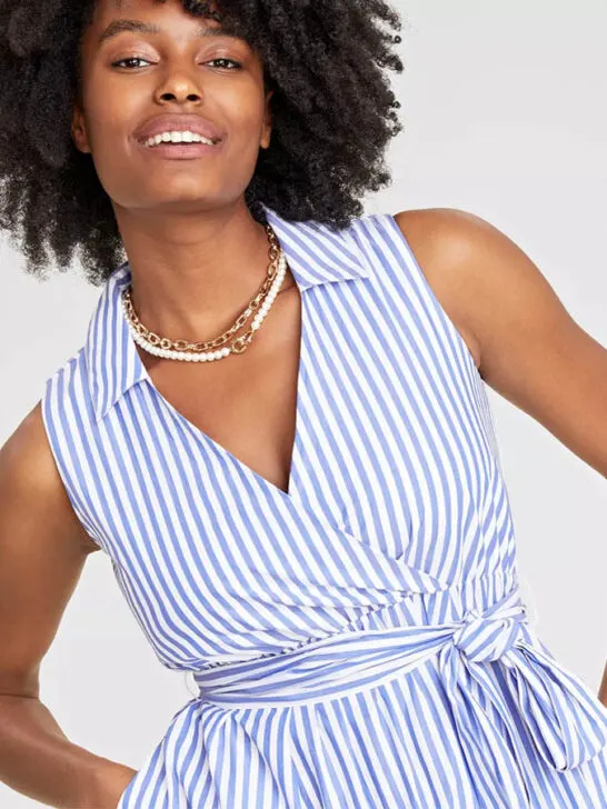 Macys wrap dress 2025