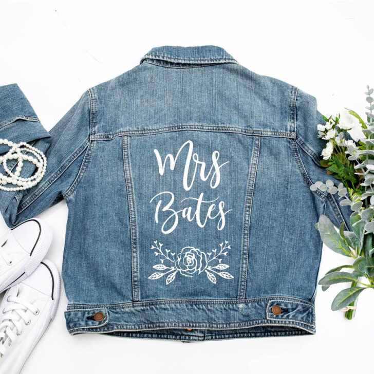 Personalized Mrs Jacket