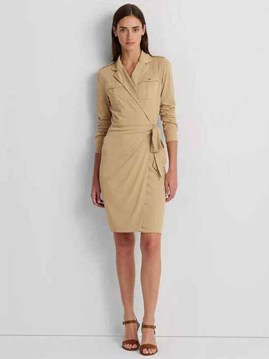 Ralph Lauren Women's Stretch Jersey Wrap Dress