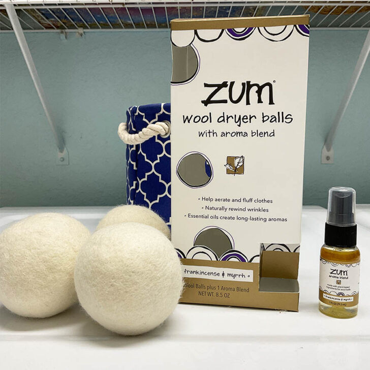 ZUM wool dryer with aroma blend