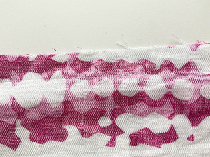 avoid using large needles when basting