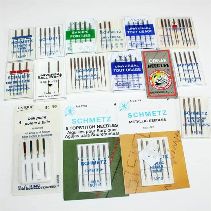 different types of sewing machine needles