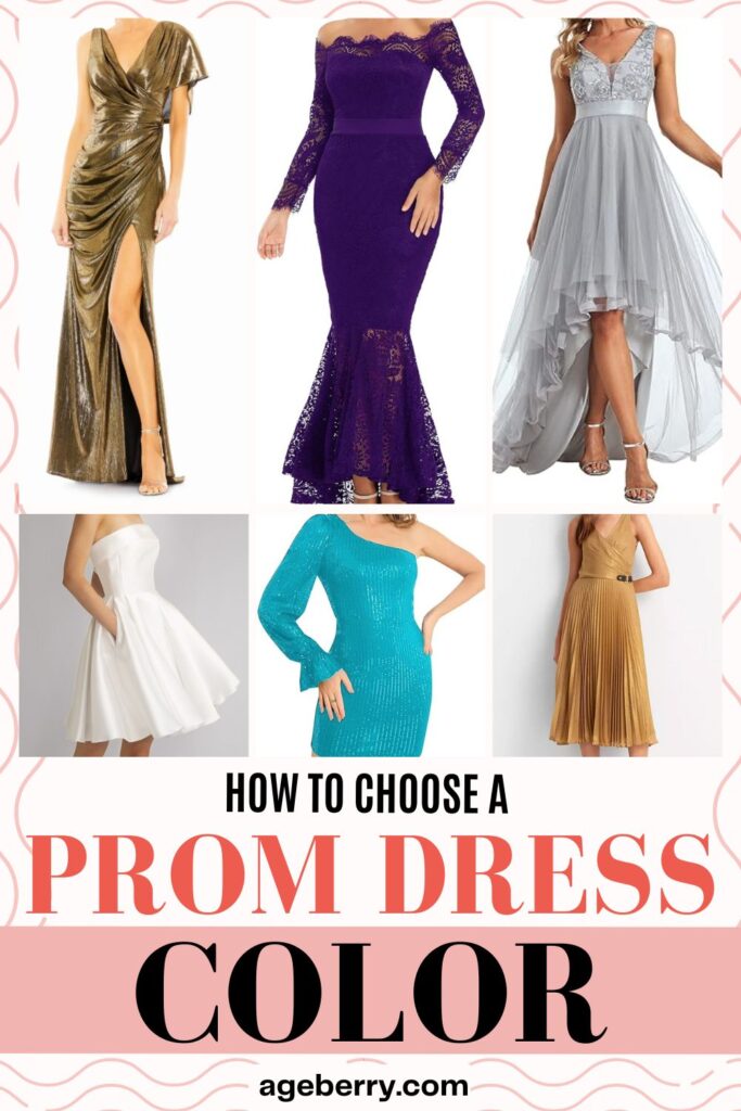 How to choose a prom dress color pinterest