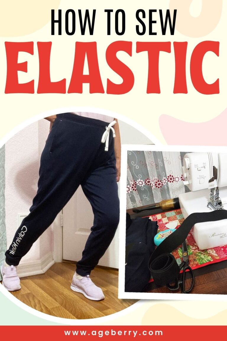 sewing tutorial on how to sew elastic with casing by serger