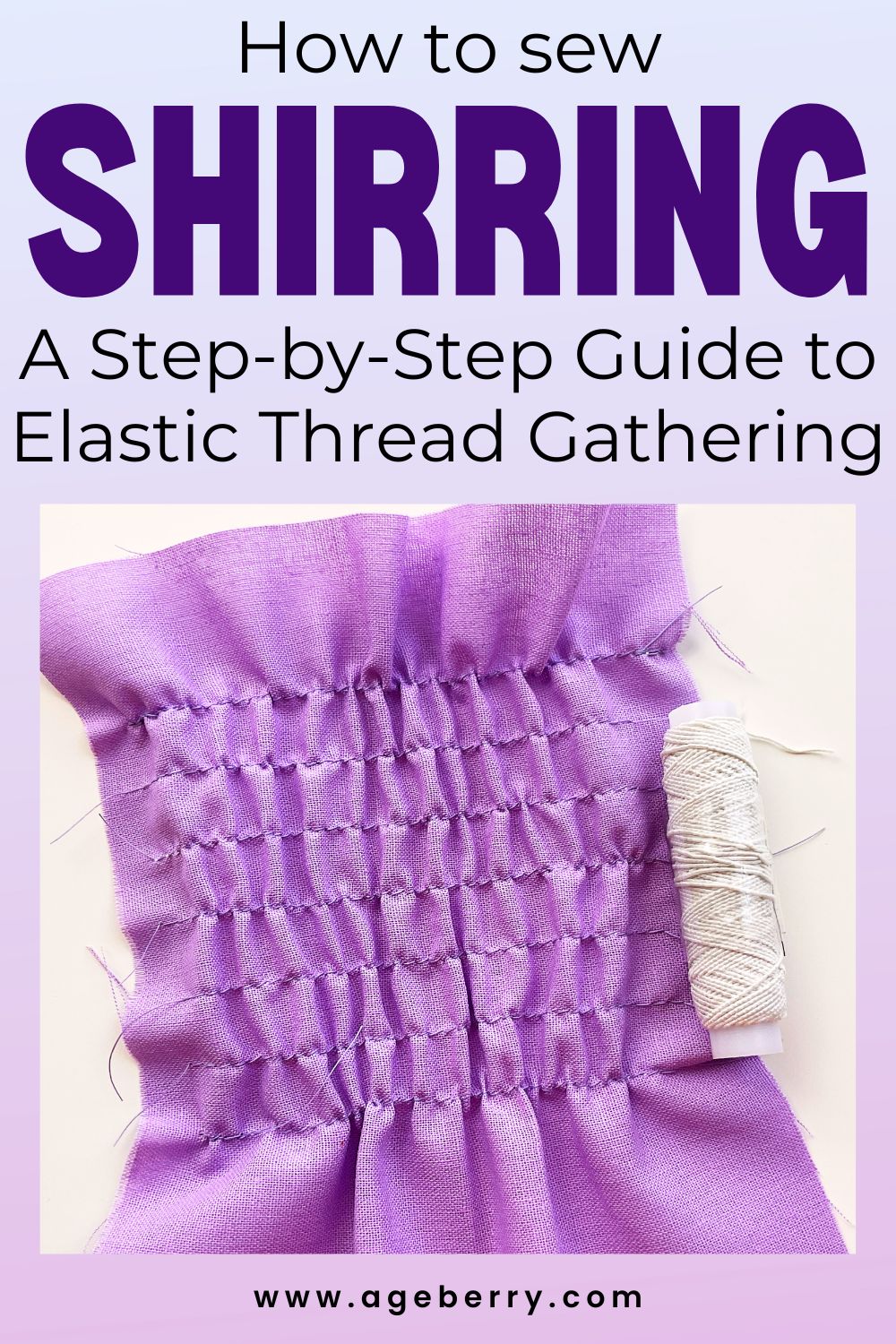 How to Sew Shirring A Step-by-Step Guide to Elastic Thread Gathering