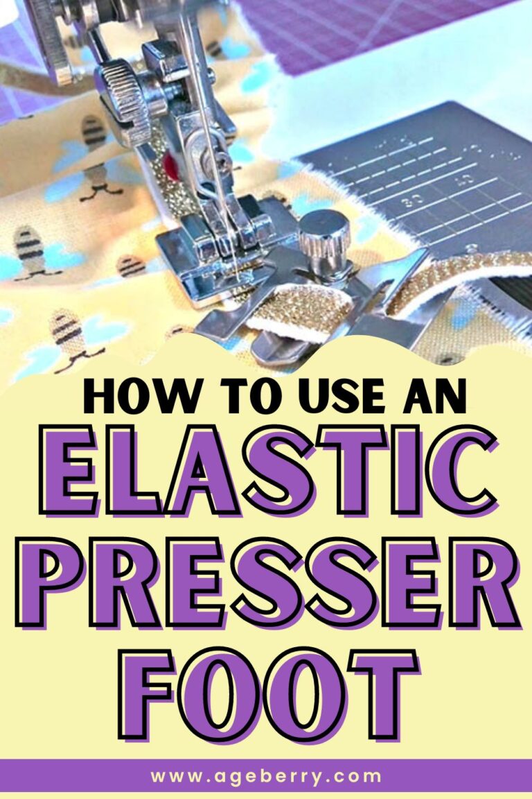How to use an elastic presser foot pinterest