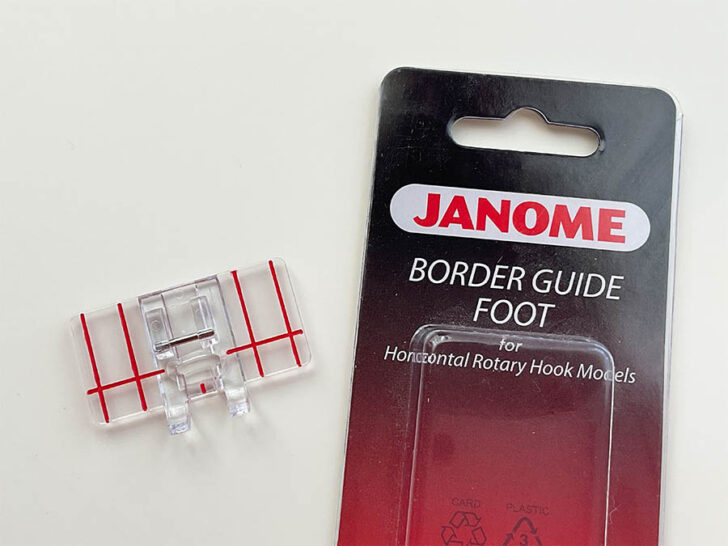 Janome border guide foot