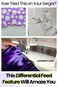 Ever Tried This on Your Serger This Differential Feed Feature Will Amaze You pinterest