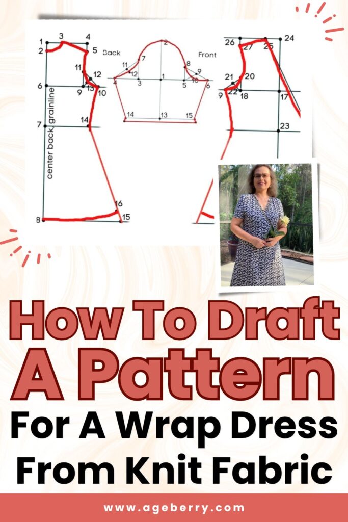 How To Draft A Pattern For A Wrap Dress From Knit Fabric