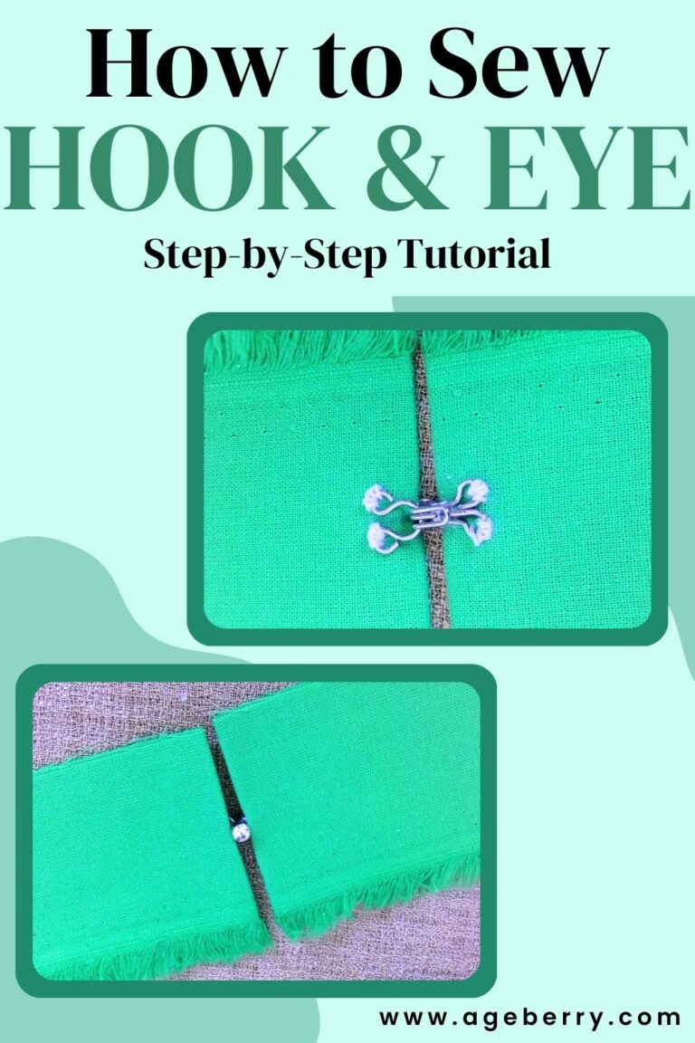 How to sew hook and eye pinterest