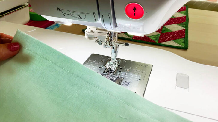 stitches are indeed straight and the seam allowances are equal