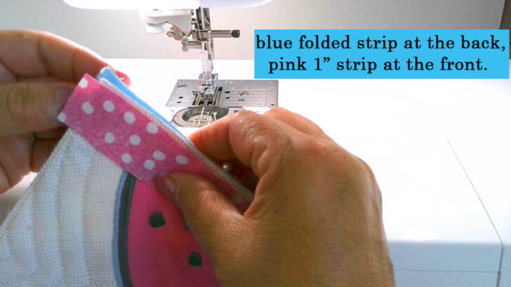 Attach the Strips to Your First Block