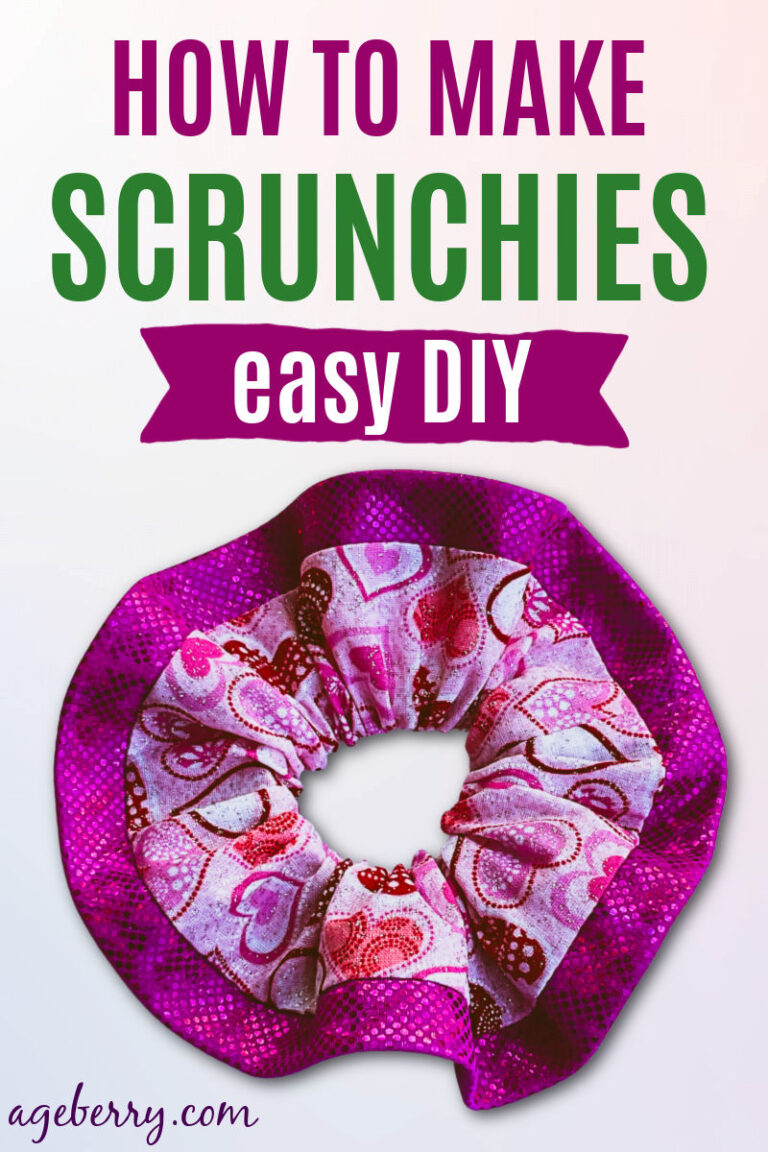 learn how to make DIY scrunchies at home