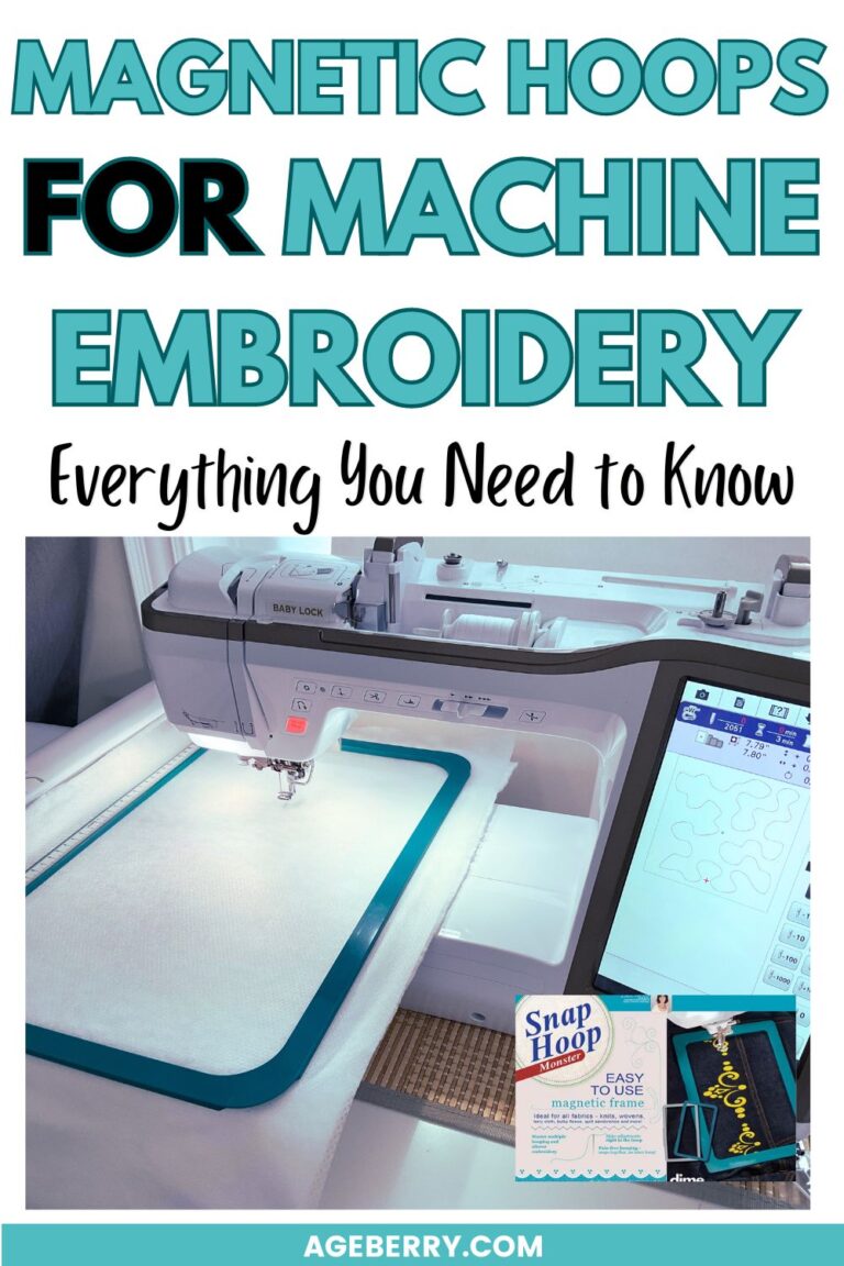 Magnetic Hoops for Machine Embroidery Everything You Need to Know pinterest