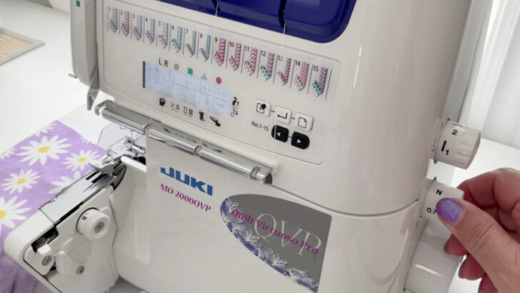 My favorite serger JUKI MO-2000 in my sewing room