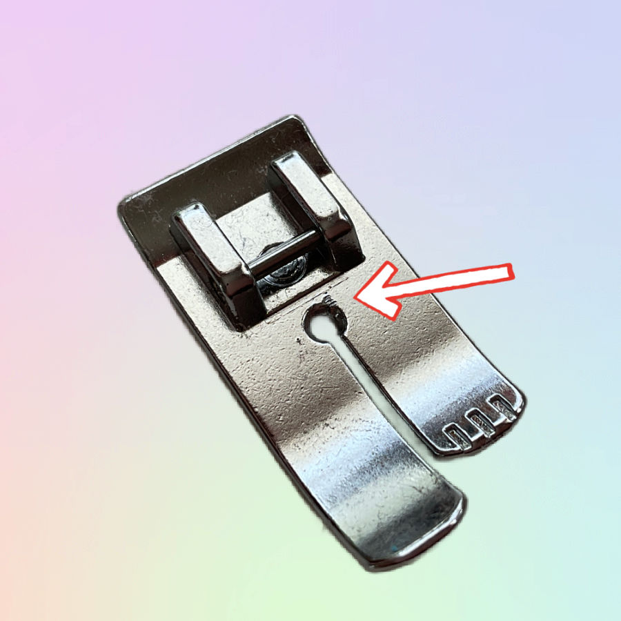 burrs on my straight stitch presser foot that need fixing