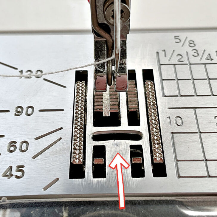 burrs on my sewing machine needle plate that need repair